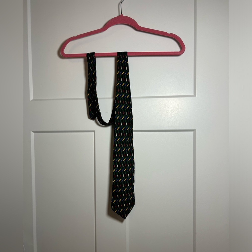 Silk Christmas lights tie, FN Brand